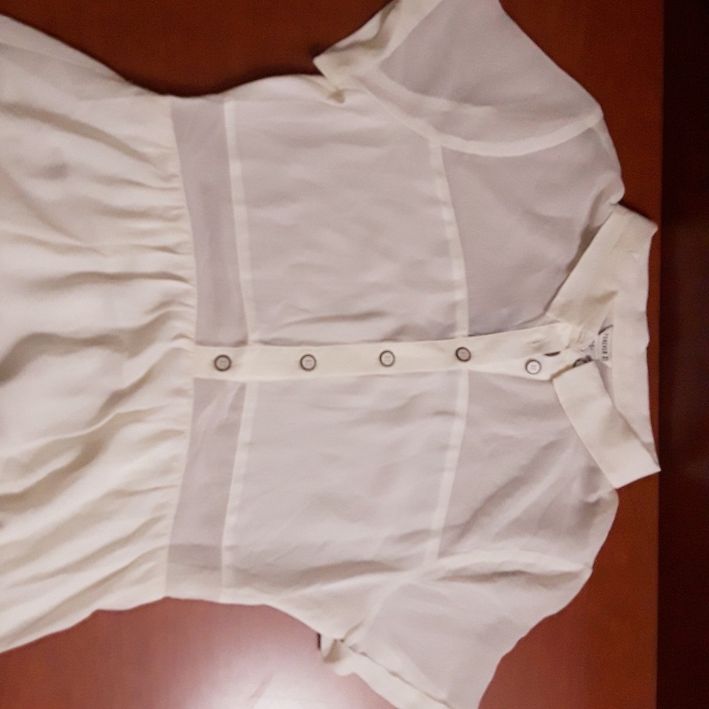 White see-through dress